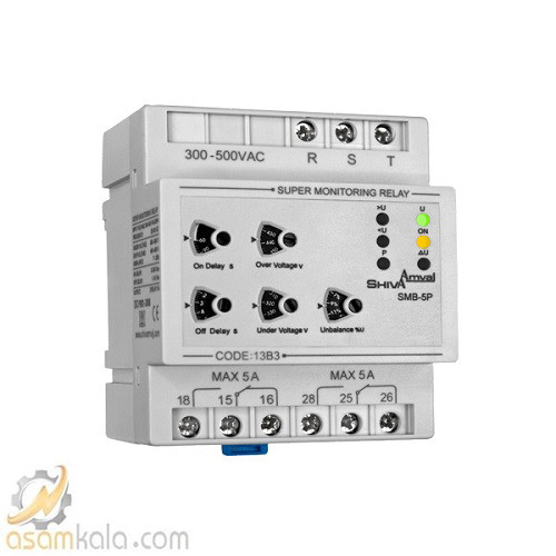 سوپر کنترل فاز سه فاز SMP-5P شیوا امواج