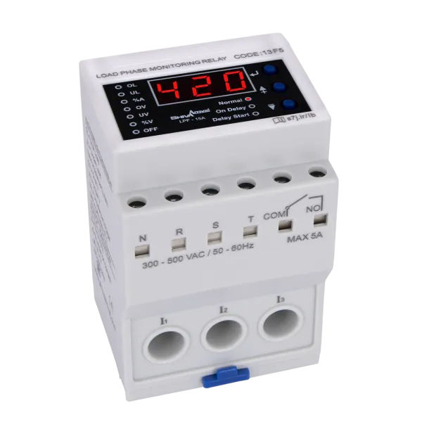 کنترل فاز بار دیجیتال سه فاز 60 آمپر شیوا امواج مدل:LPF-60A